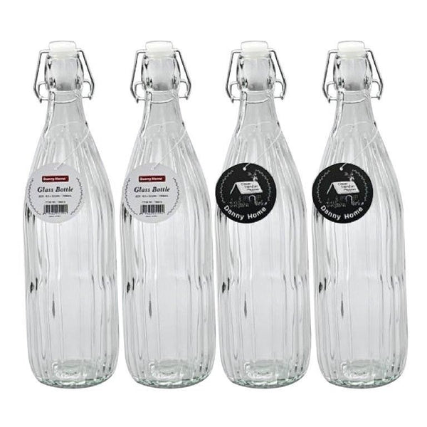 Glass Beverage Water Bottle 1000 ml