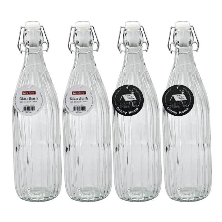 Glass Beverage Water Bottle 1000 ml