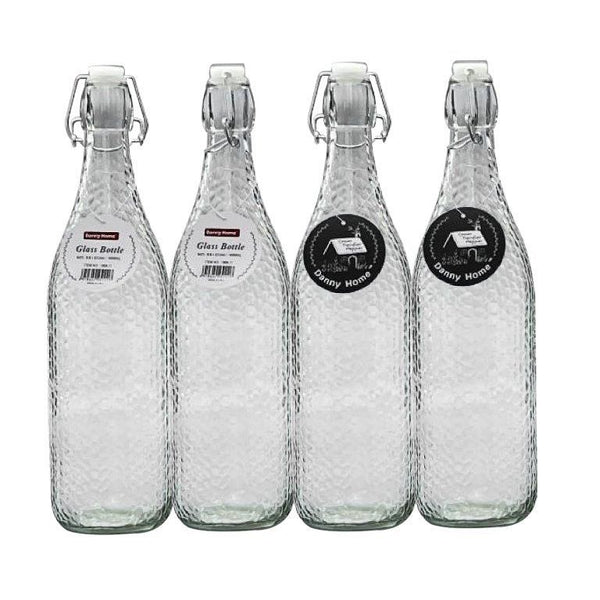 Glass Beverage Water Bottle 1000 ml