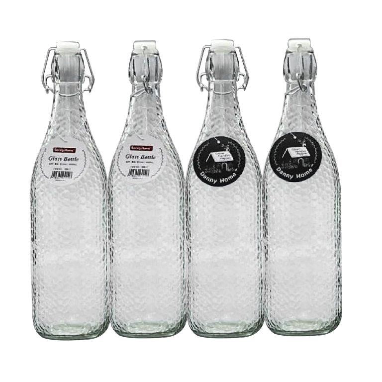 Glass Beverage Water Bottle 1000 ml