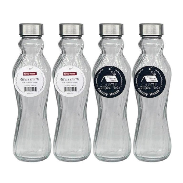Glass Beverage Water Bottle 500 ml