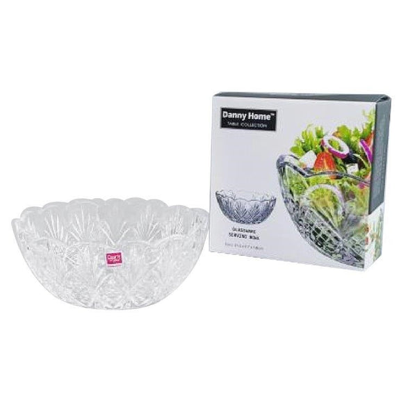 Glass Fruit & Salad Bowl 21.5*7.8 cm