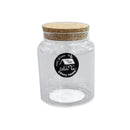 Glass Jar Storage Container with Airtight Lid 700 ml