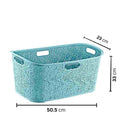 Lace Pattern Multipurpose Laundy Basket 27 litre 50.5*33*23 cm