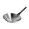 Stainless Steel Deep Wok Pan Round Base For Gas Burner 32 cm