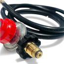 High Pressure Gas Stove Regulator – AGA Approved – 1.8m Hose – 20 PSIG
