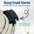 Stainless Steel Maxima Oval Hot Pot Set 3500ml 5000ml 7500ml