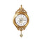 Wall Clock Antique Gold Analog with Pendulum 38*7*75 cm