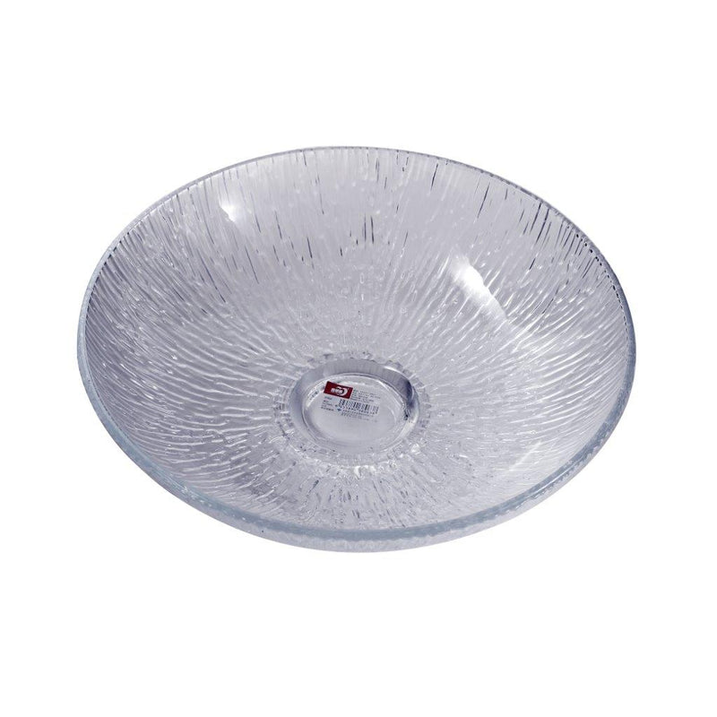 Crystal Glass Round Footed Fruit Bowl 25.6*11 cm