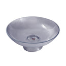 Crystal Glass Round Footed Fruit Bowl 26 cm