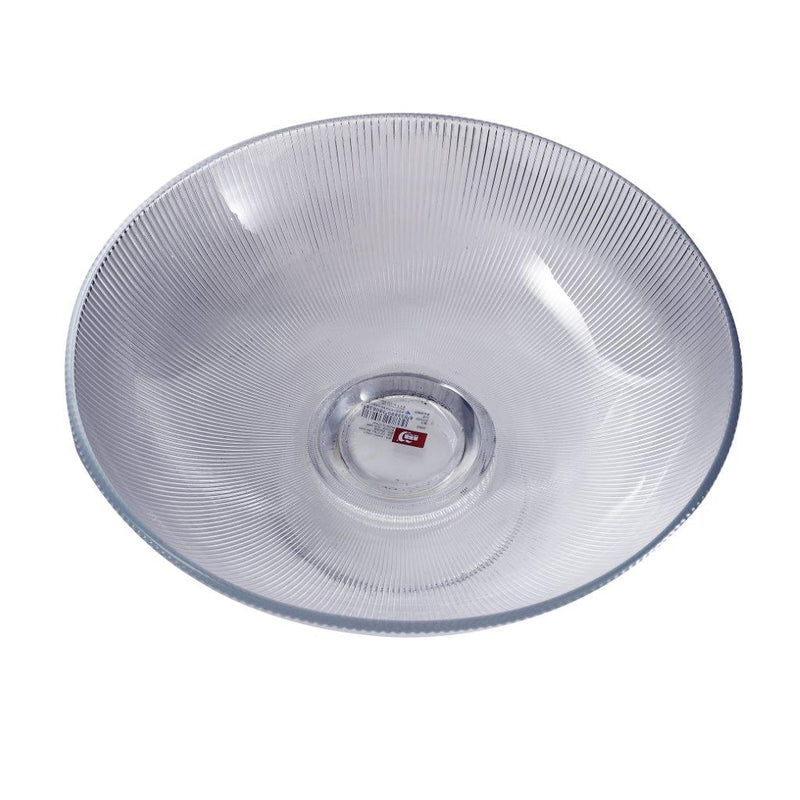 Crystal Glass Round Footed Fruit Bowl 26 cm