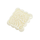 Plastic Maamoul Moon Cake Mould Pastry Mould 4 Stamps 15*6.5 cm