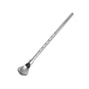 Stainless Steel Straw Spoon Long Handle Coffee Spoon 14*2 cm