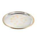 Kitchen Decor Morocan Design Round Stainless Steel Round Serving Tray 71 cm