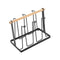 Metal Mug Holder Cup Drying Rack Stand Cup Holder Timber Top 25*18*13 cm