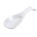 Plain White Melamine Spoon Rest 16.5*10 cm