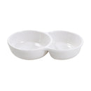 Melamine Mini Divided Dish Plate Dipping Bowl Sauce Dish 3.2*7.8*2.8 cm