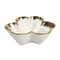 White Ceramic Gold Rim Bowl Fine Porcelain Dinnerware Tableware Serving Dish 26*8.5 cm
