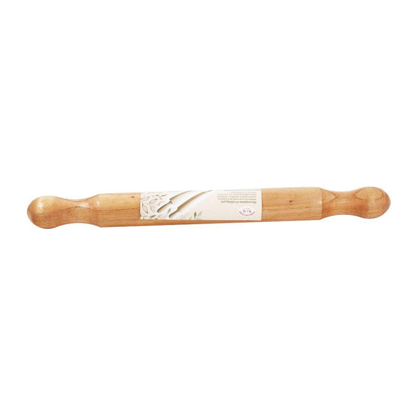 Kitchen Essentials Wooden Rolling Pin with Handles 39 cm