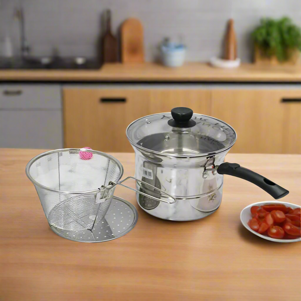 Stainless Steel Chips Fryer Pot 21  cm