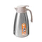 Vacuum Insulated Plastic Thermos Flask Silver 1.6 Litre