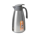 Vacuum Insulated Plastic Thermos Flask Silver 1.9 Litre