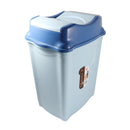 Multicolor Swing Top Rubbish Bin Plastic Waste Bin Trash Bin for Home Kitchen Office 23*16*26 cm