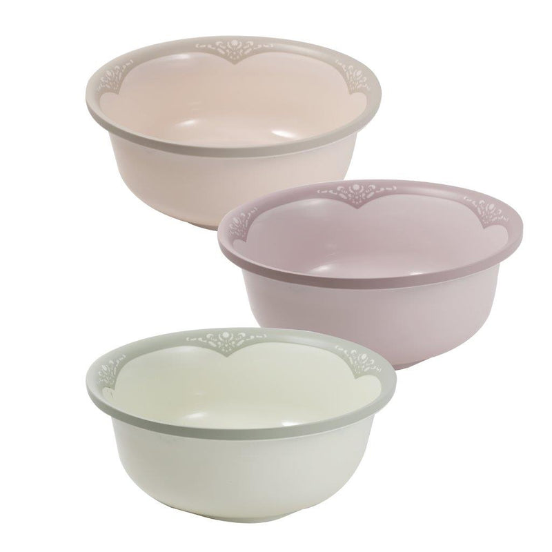 Multicolor Plastic Round Wash Basin Wash Tub 31 cm