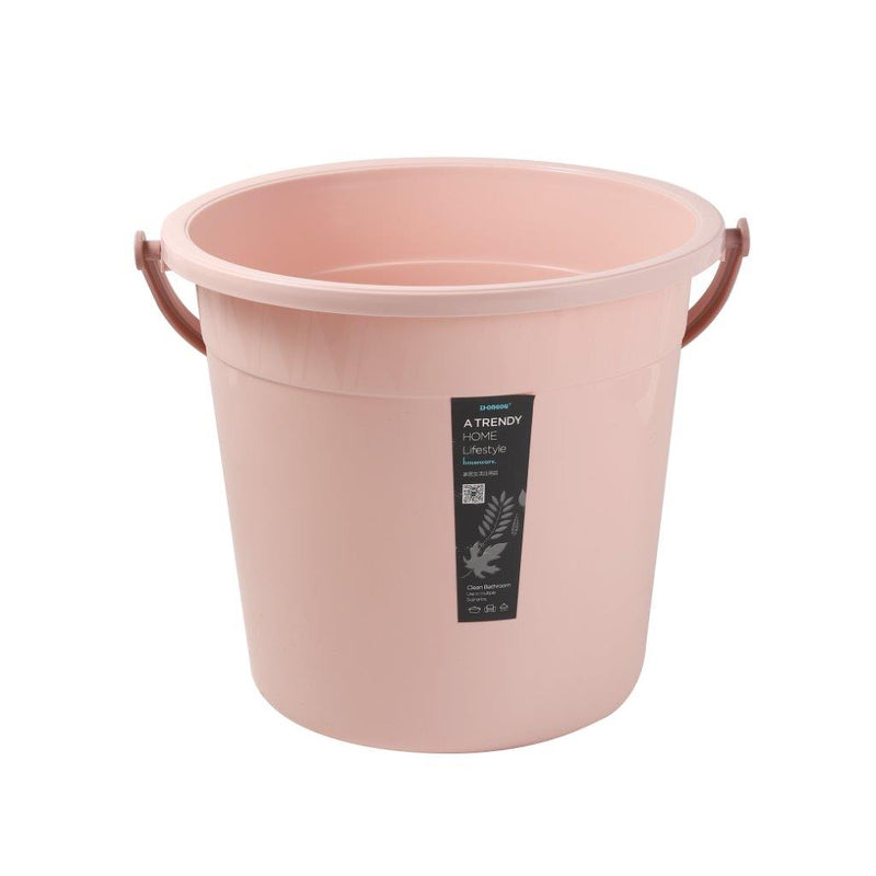 Multipurpose Colorful Plastic Bucket with Lid and Handle 31*28 cm