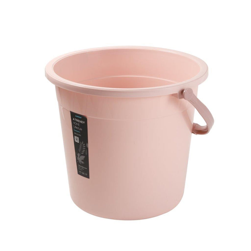 Multipurpose Colorful Plastic Bucket with Lid and Handle 31*28 cm