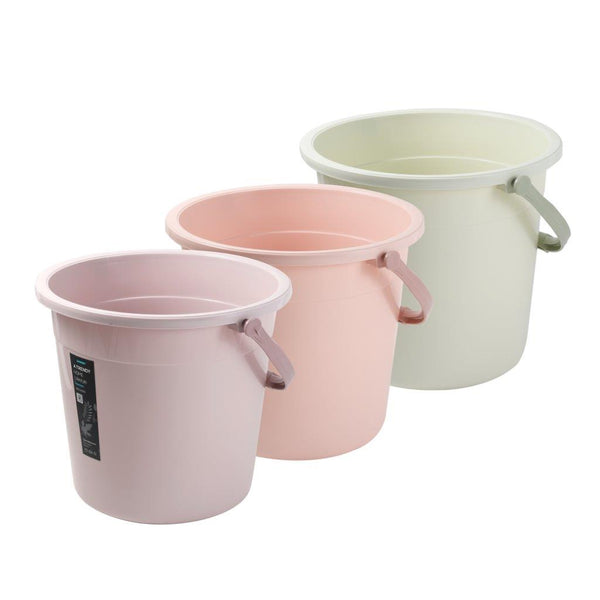 Multipurpose Colorful Plastic Bucket with Lid and Handle 31*28 cm