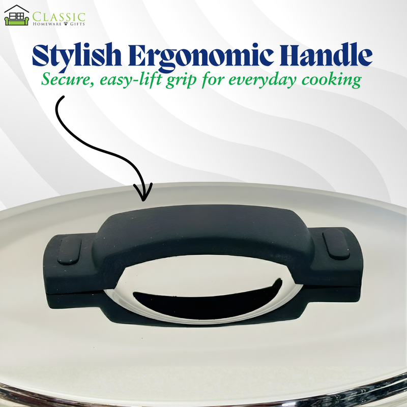 Stainless Steel Maxima Oval Hot Pot Set 3500ml 5000ml 7500ml