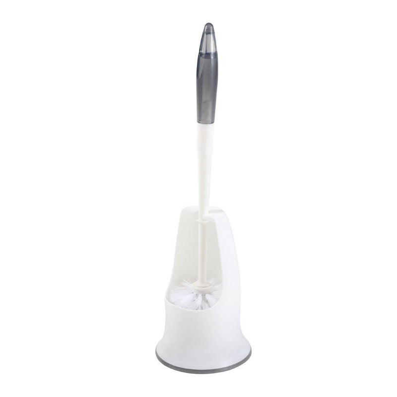 Compact Toilet Brush and Small Sink Holder Brush Set Accessories with Stand 46*13.5 cm