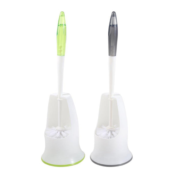 Compact Toilet Brush and Small Sink Holder Brush Set Accessories with Stand 46*13.5 cm