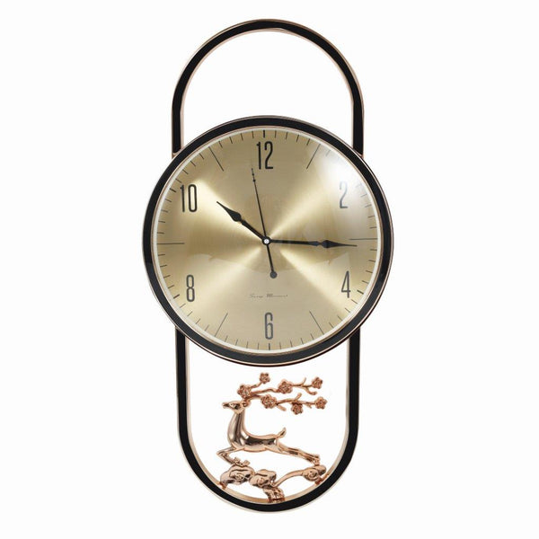 Luxury Modern Swing Copper Gold Pendulum Design Vintage Wall Clock 73*36 cm