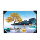 Home Decor Landscape Canvas Wall Art Abstract Nature Oil Painting Picture Frame 62*92 cm