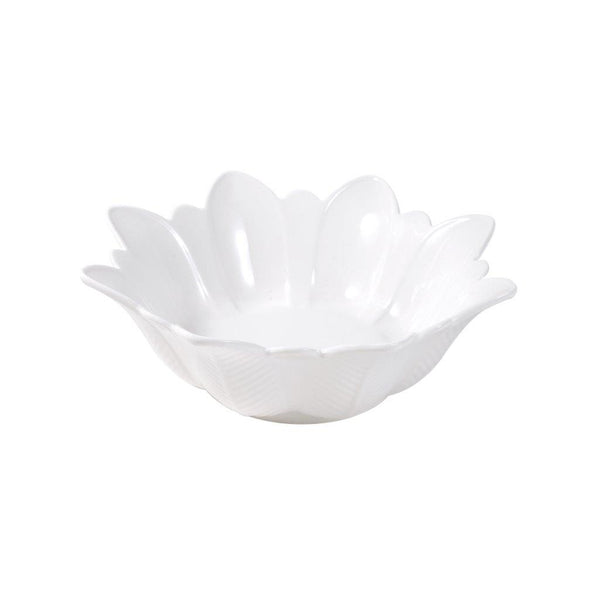 Dessert and Nuts Bowl Flower Shape Set of 7 Pcs Big Bowl 10 inch Small Bowls 5.25 Inch
