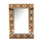 Home Decor Luxury Hallway Mirror Crystal Gold Mirror Finish 75*115 cm