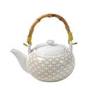 Ceramic Tea Pot Coffee Serving Kettle with Abstract Pattern - Classic Homeware and Gifts