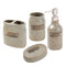 Marble Pattern Ceramic Bathroom Accessories 4-Piece Set - Classic Homeware and Gifts
