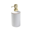 Ceramic Bathroom Accessories Soap Dispenser Toothbrush Holder 4 Pcs Set 7*19.5/7*11.5/11*5.5*11/14*10*3.5 cm