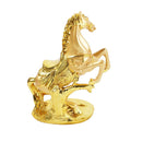 Sculpture Statue Resin Figurine Horse Metallic Gold Color 25*13*28 cm