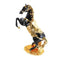 Sculpture Statue Resin Figurine Horse Metallic Gold and Black Colour 35*14*45 cm