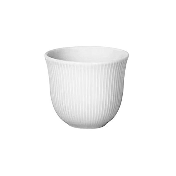 Ceramic Coffee Caw Shafee Cup Set of 12 Pcs Vanilla White Set 90ml 6.5*5.5 cm