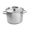 Stainless Steel Stockpot Heavy Base Casserole with Lid 40*28 cm