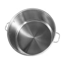 Stainless Steel Stockpot Heavy Base Casserole with Lid 50*32 cm