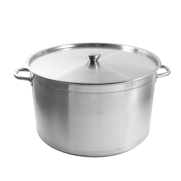 Stainless Steel Stockpot Heavy Base Casserole with Lid 50*32 cm