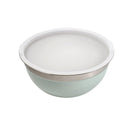 Multicolor Stainless Steel Serving Bowl Mixing Bowl Set of 3 18*9.5/22*11/26*12 cm