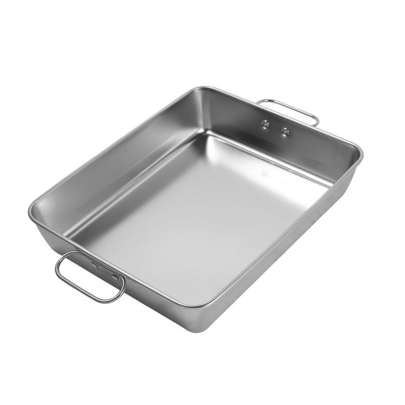 Stainless Steel Oven Pan Roasting Pan with Handle 30*24 cm