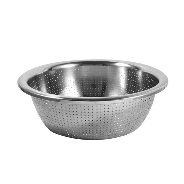 Stainless Steel Strainer Bowl Multipurpose Rinsing Washing Basin 50 cm